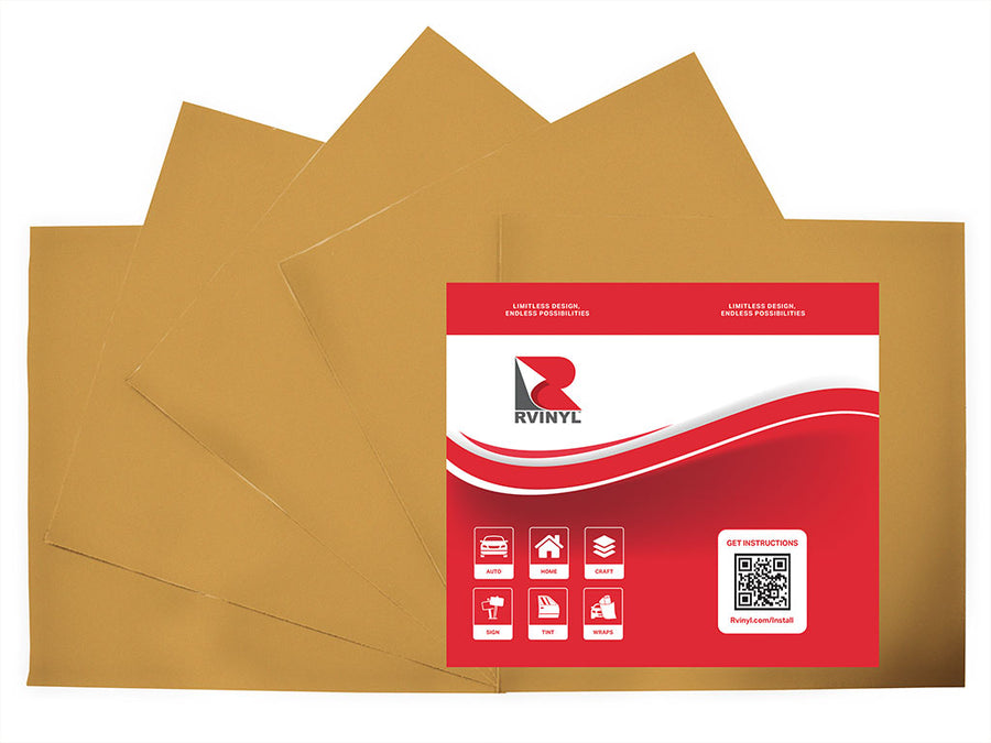 ORACAL 631 Gold Craft Vinyl Sheet Pack