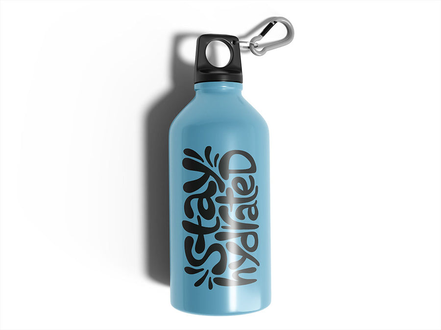 ORACAL 651 Dark Grey Water Bottle DIY Stickers