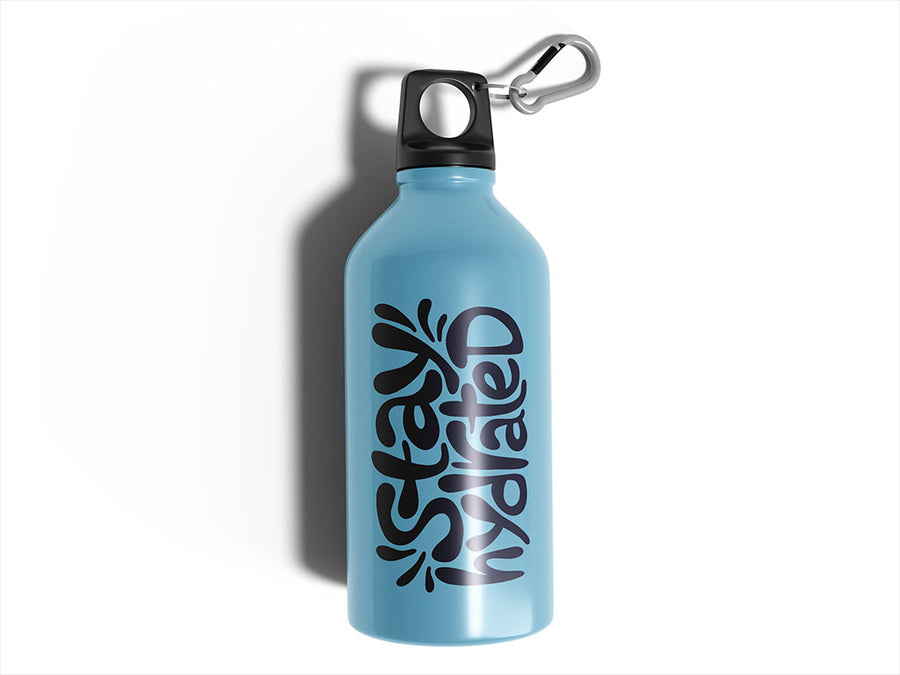 ORACAL 651 Steel Blue Water Bottle DIY Stickers