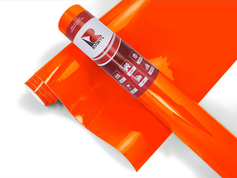 ORACAL 6510 Red-Orange Fluorescent Craft Vinyl Roll