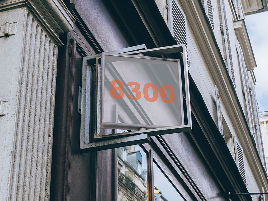 ORACAL 8300 Orange Transparent Sign Vinyl