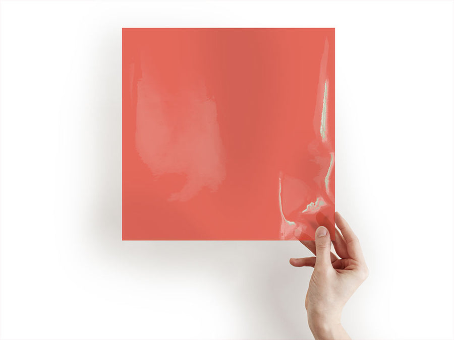 ORACAL 8300 Orange Red Transparent Craft Sheets