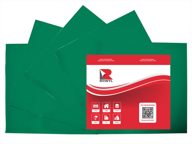 ORACAL 8300 Green Transparent Craft Vinyl Sheet Pack