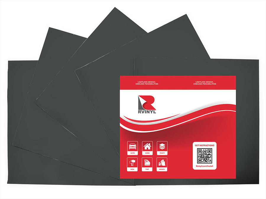 ORACAL 8300 Dark Grey Transparent Craft Vinyl Sheet Pack