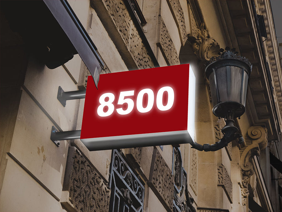 ORACAL 8500 Light Red Translucent Sign Vinyl