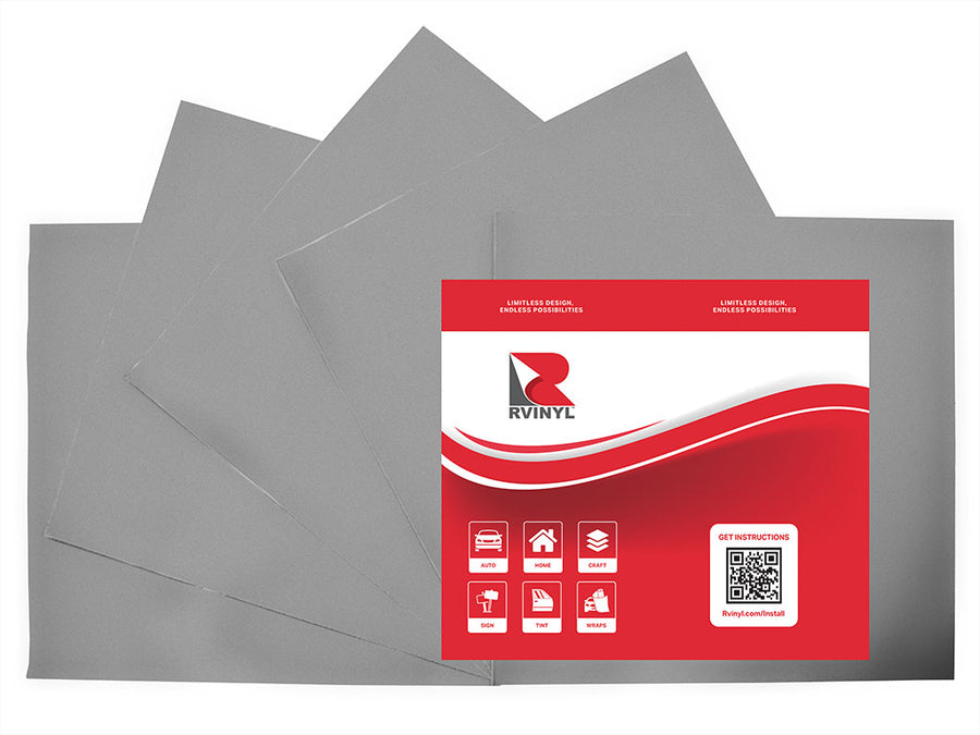 ORACAL 8500 Silver Gray Translucent Craft Vinyl Sheet Pack