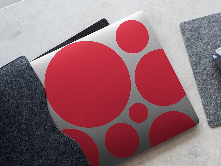 ORACAL 8500 Coral Red Translucent DIY Laptop Stickers