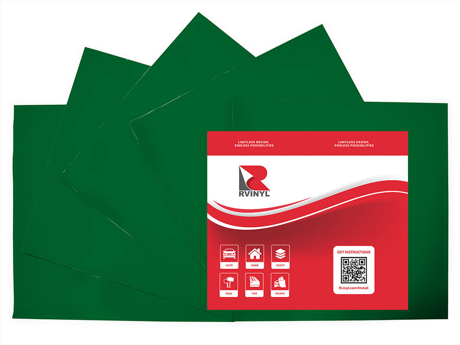 ORACAL 8500 Reed Green Translucent Craft Vinyl Sheet Pack