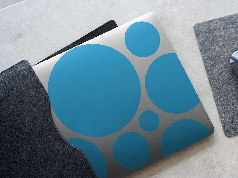 Oracal 951 Ice Blue DIY Laptop Stickers