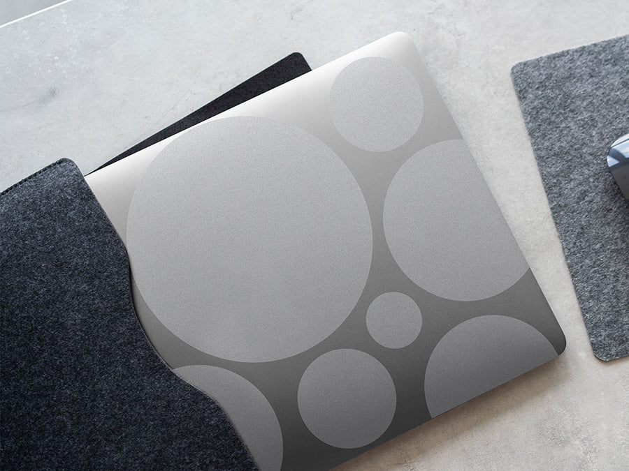 Oracal 951 Silver Gray DIY Laptop Stickers