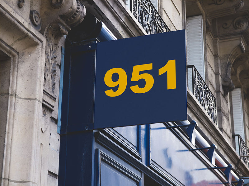 ORACAL Post Office Yellow Premium Sign Vinyl