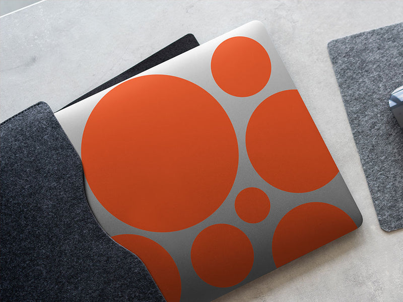 Oracal 951 Pure Orange DIY Laptop Stickers