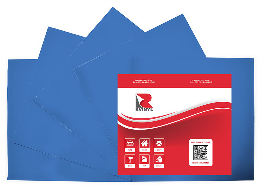 Oracal 951 Glacier Blue Craft Vinyl Sheet Pack