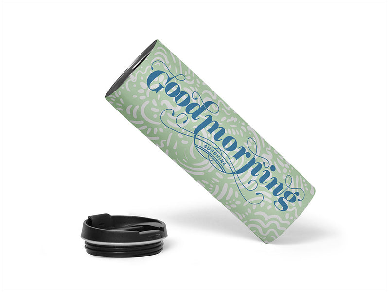 Oracal 951 Blue Green Water Bottle DIY Stickers