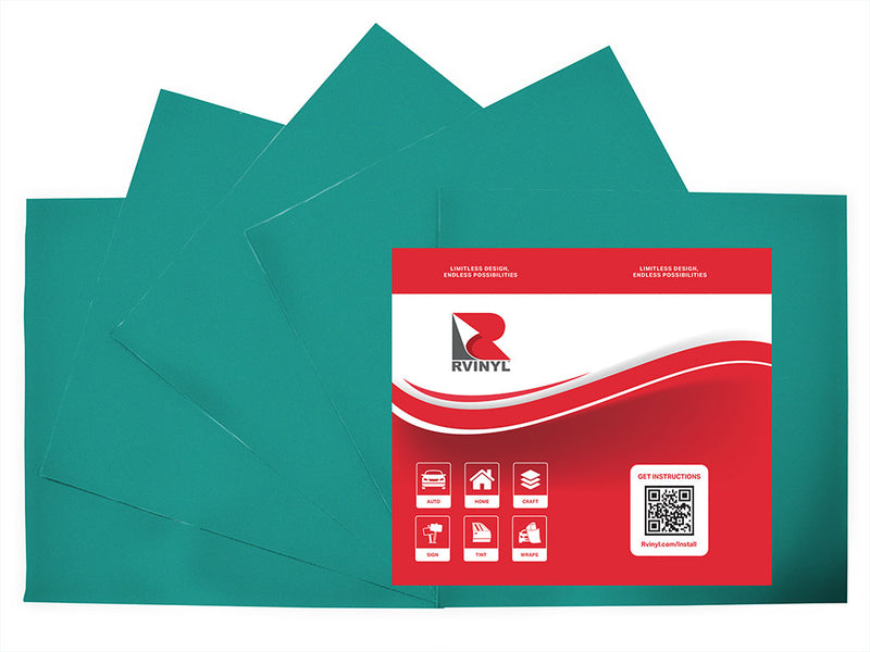 Oracal 951 Mint Metallic Craft Vinyl Sheet Pack