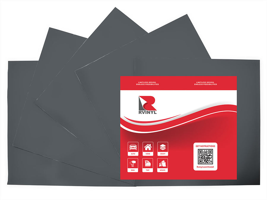 Oracal 951 Iron Gray Craft Vinyl Sheet Pack