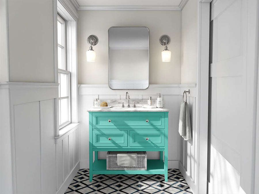 ORACAL 970RA Matte Mint DIY Bathroom Cabinet Wraps