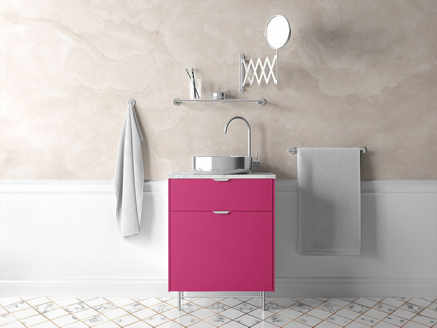 ORACAL® 970RA Gloss Telemagenta Bathroom Cabinet Wraps