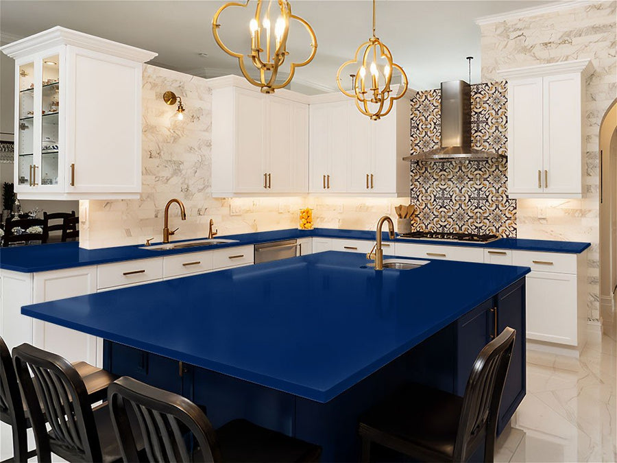 ORACAL 970RA Gloss Light Navy DIY Kitchen Counter Wraps