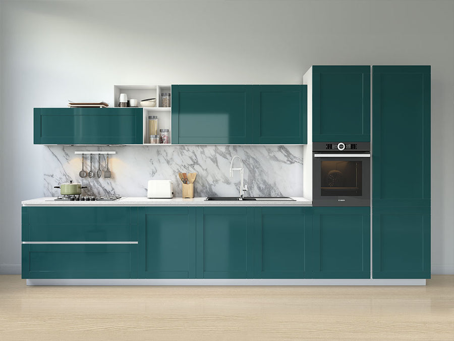 ORACAL® 970RA Gloss Juniper Kitchen Cabinet Wraps