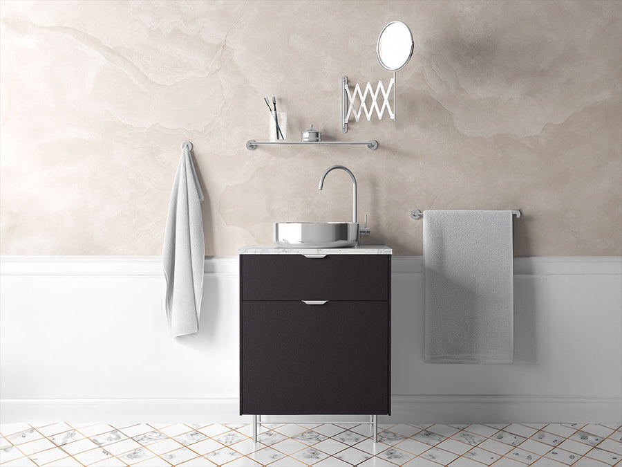 ORACAL® 970RA Metallic Black Bathroom Cabinet Wraps