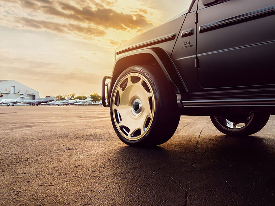 Oracal Mercedes-Benz G-Class Wrapped in Matte Metallic Pyrite Vinyl