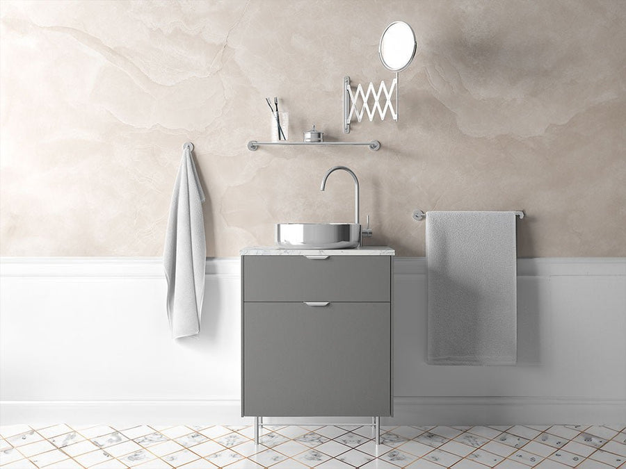 ORACAL® 970RA Matte Metallic Graphite Bathroom Cabinet Wraps