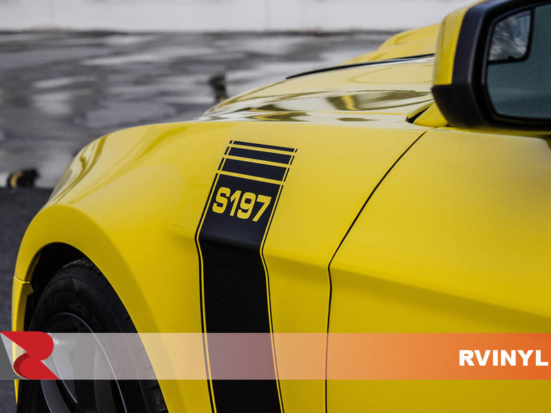ORACAL® 970RA Cargo Yellow Ford Mustang Vehicle Wraps
