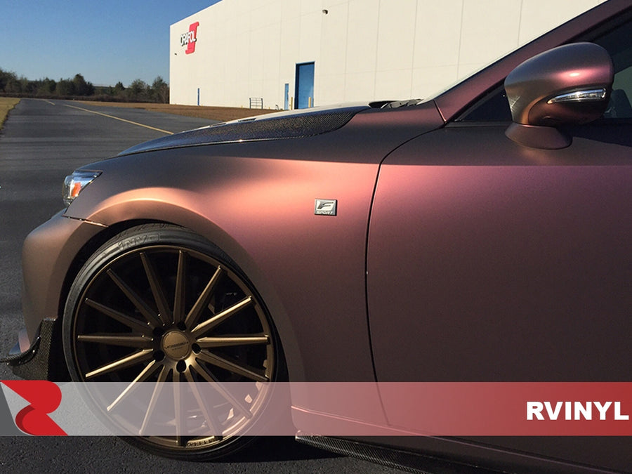 ORACAL 970RA Matte Aubergine Bronze Side View Wrap