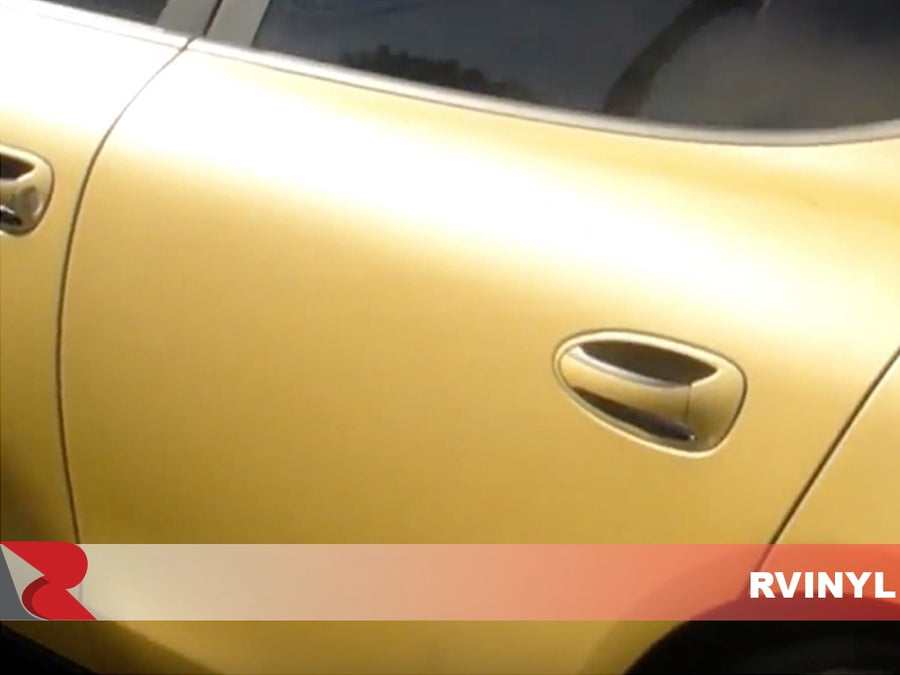 ORACAL 970RA Matte Gold Rear Door Wrap
