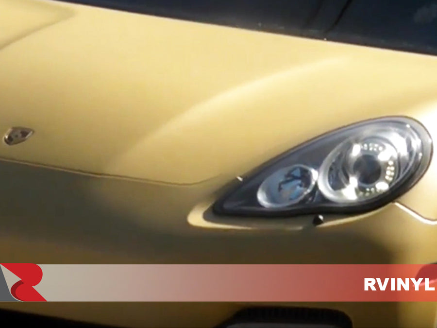 ORACAL 970RA Matte Gold Headlight Wrap