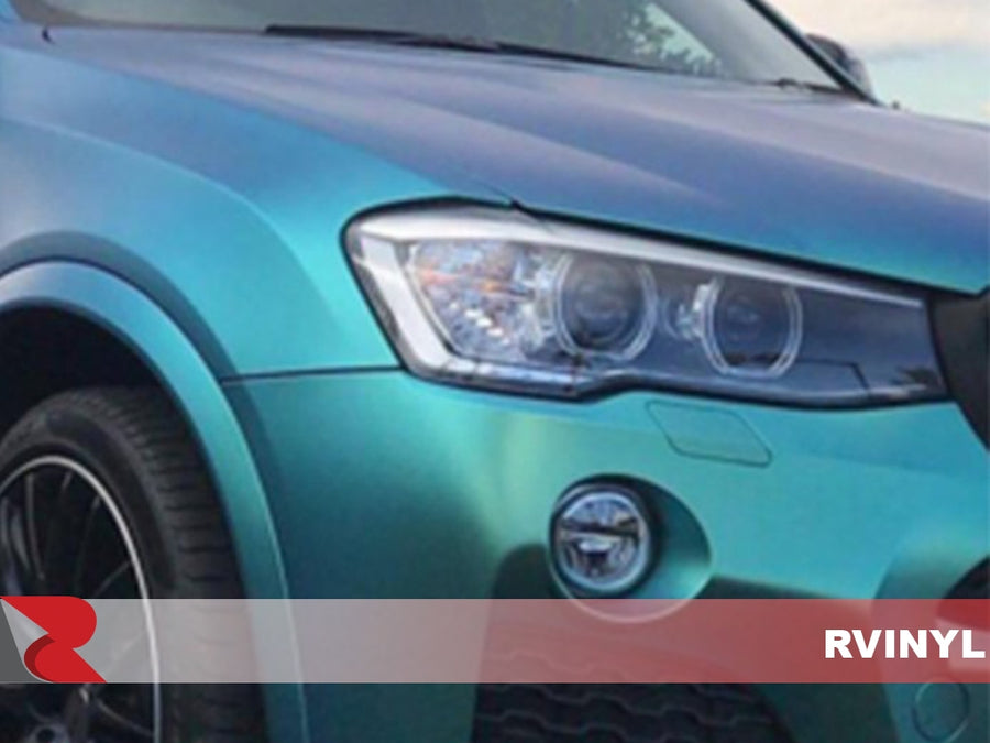ORACAL 970RA Matte Green Blue Headlight Wrap