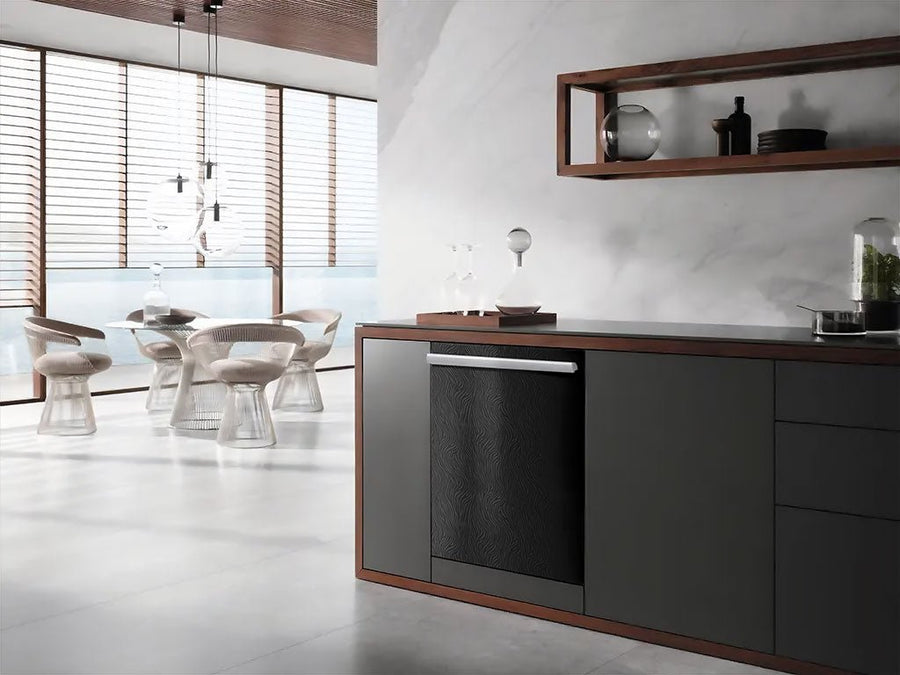 ORACAL® 975 Dune Black Wrapped Dishwasher Example