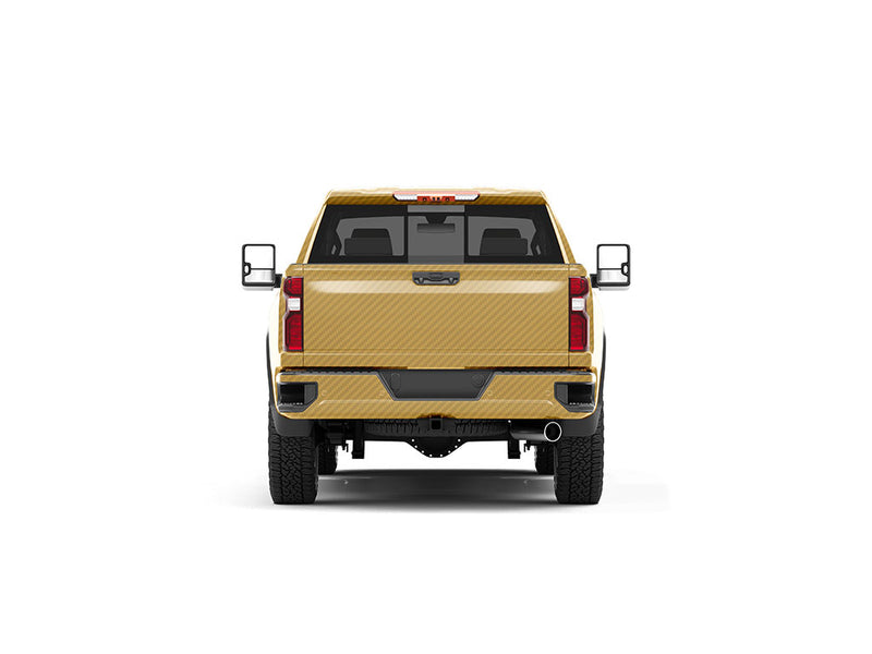 ORACAL 975 Carbon Fiber Gold Truck Vinyl Wraps