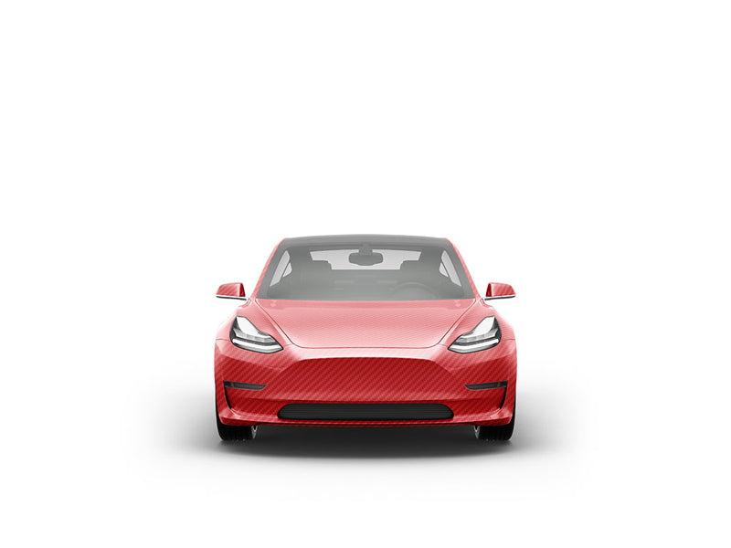 ORACAL 975 Carbon Fiber Geranium Red DIY Car Wraps