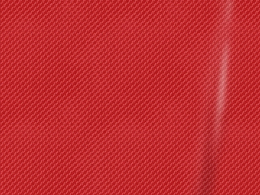 ORACAL 975 Carbon Fiber Geranium Red ATV Wrap Color Swatch