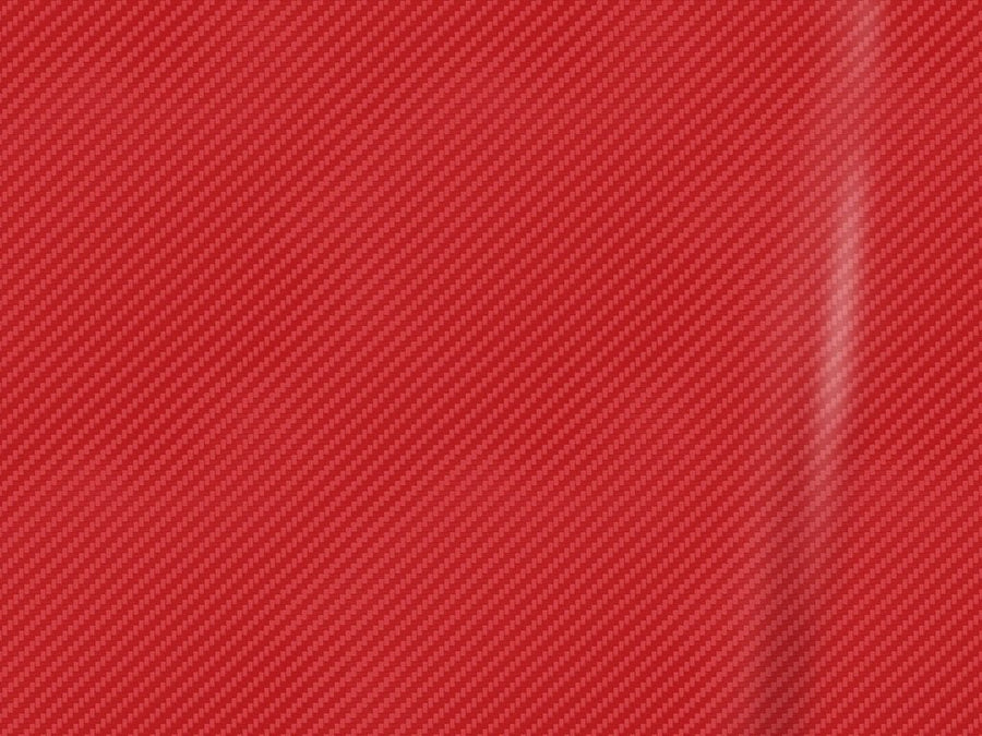 ORACAL 975 Carbon Fiber Geranium Red French Door Refrigerator Wrap Color Swatch