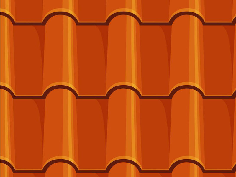 Orange Clay Tile Vinyl Wrap Pattern~Rwraps Series 914 Digitally Printed Vinyl Wrap~0