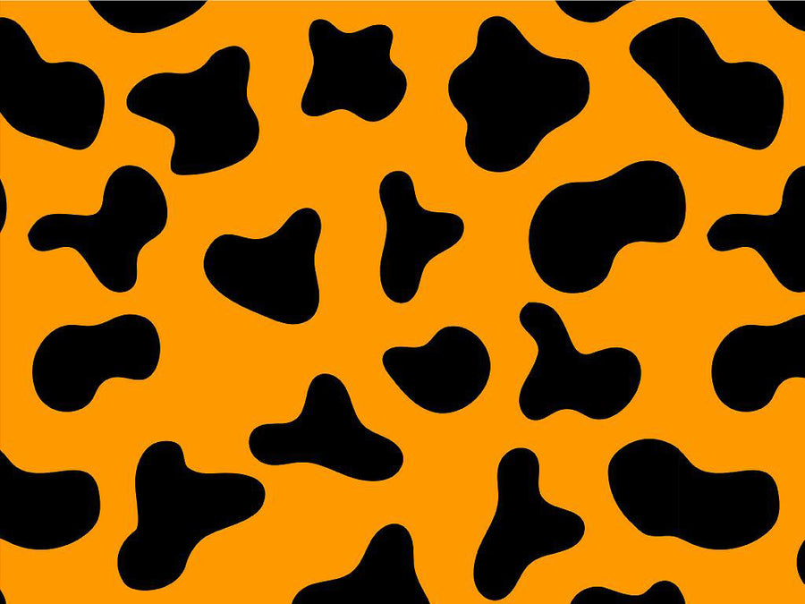 Orange Cow Vinyl Wrap Pattern~Rwraps Series 914 Digitally Printed Vinyl Wrap~0