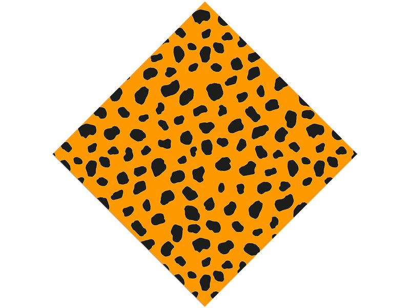 Orange Dalmation Vinyl Wrap Pattern