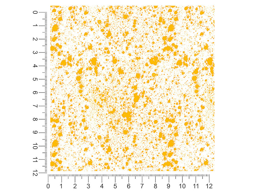 orange juice paint splatter 1ft x 1ft Craft Sheets