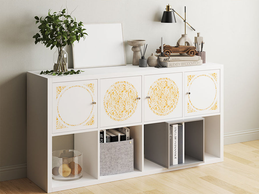 orange juice paint splatter DIY Furniture Stickers