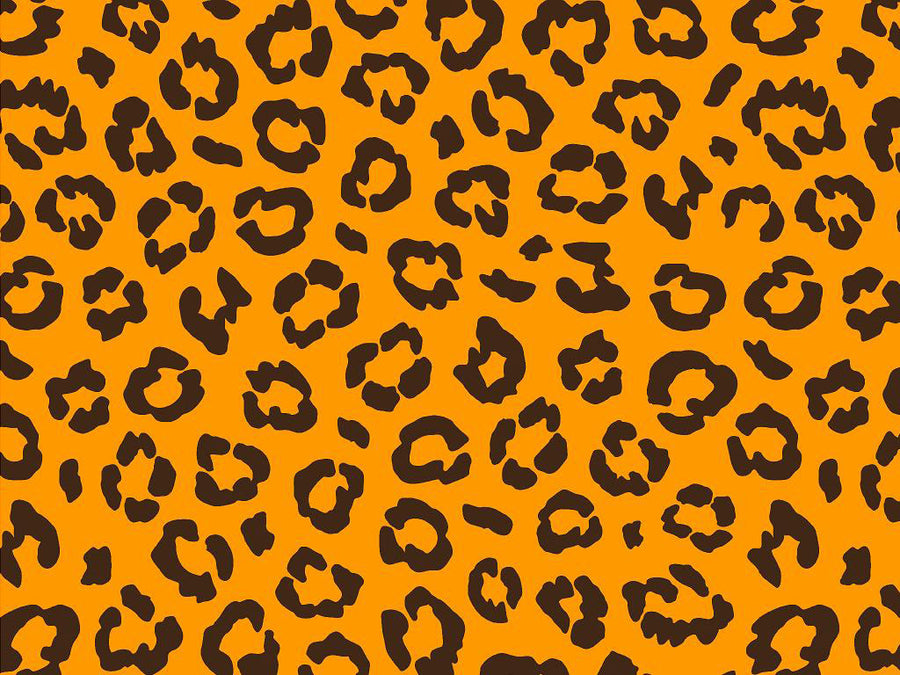 Orange Leopard Vinyl Wrap Pattern~Rwraps Series 914 Digitally Printed Vinyl Wrap~0