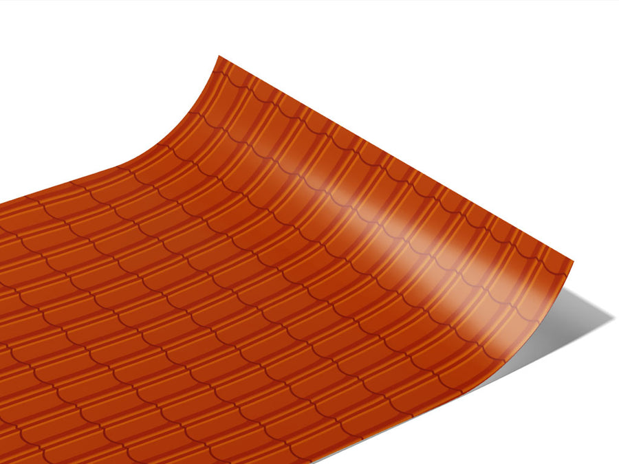 Orange Lipped Tile Vinyl Wraps~Rwraps Series 914 Digitally Printed Vinyl Wrap~1
