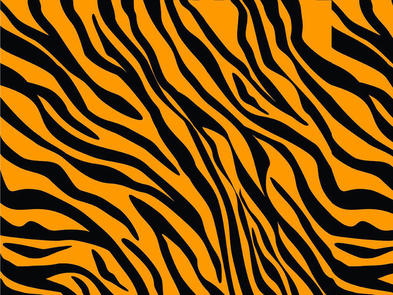 Orange Tiger Vinyl Wrap Pattern~Rwraps Series 914 Digitally Printed Vinyl Wrap~0