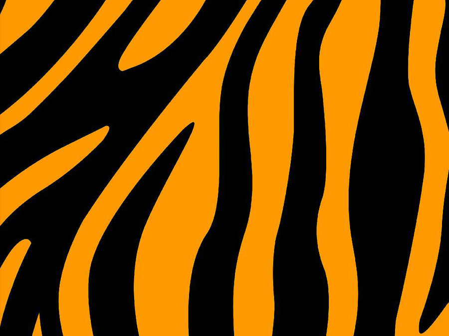 Orange Zebra Vinyl Wrap Pattern~Rwraps Series 914 Digitally Printed Vinyl Wrap~0