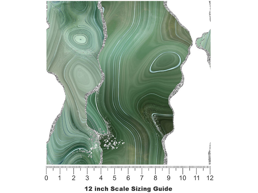 Orchid Bee Gemstone Vinyl Film Pattern Size 12 inch Scale~Rwraps Orchid Bee Gemstone Sizing Chart~2