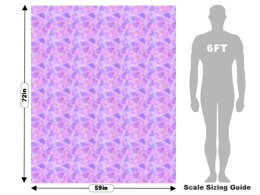 Orchid Droplets Tie Dye Vehicle Wrap Scale~Rwraps Series 914 Orchid Droplets Tie Dye Measurements~1