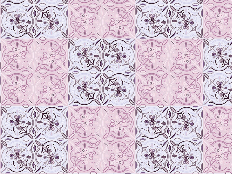 Orchid Tile Vinyl Wrap Pattern~Rwraps Series 914 Digitally Printed Vinyl Wrap~0