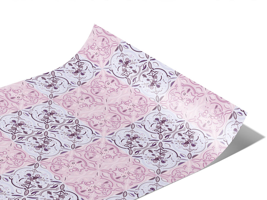 Orchid Tile Vinyl Wraps~Rwraps Series 914 Digitally Printed Vinyl Wrap~1